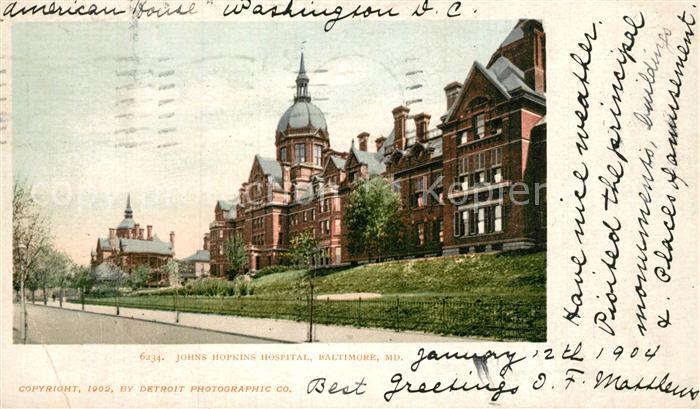 Baltimore Maryland Johns Hopkins Hospital