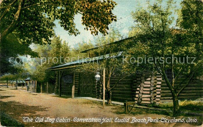 Cleveland Ohio The Old Log Cabin Convention Hall Euclid Beach Park
