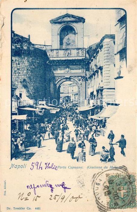 Napoli Neapel Porta Capuana