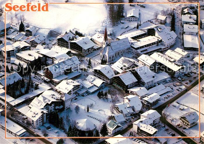Seefeld Tirol Fliegeraufnahme