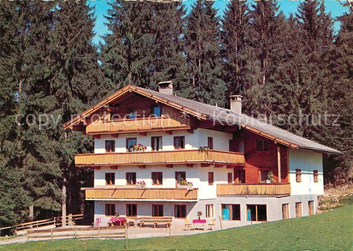 Wildschoenau Tirol Erholungsheim Haas Waldhof Tiefental
