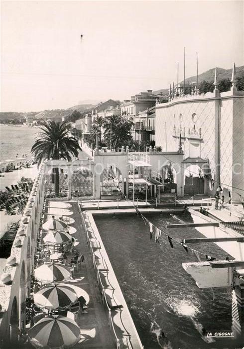 Menton Alpes Maritimes Piscine du Casino Promenade du Midi
