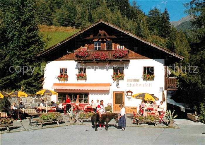 Niederthai Umhausen Tirol Gasthaus Stuibenfall