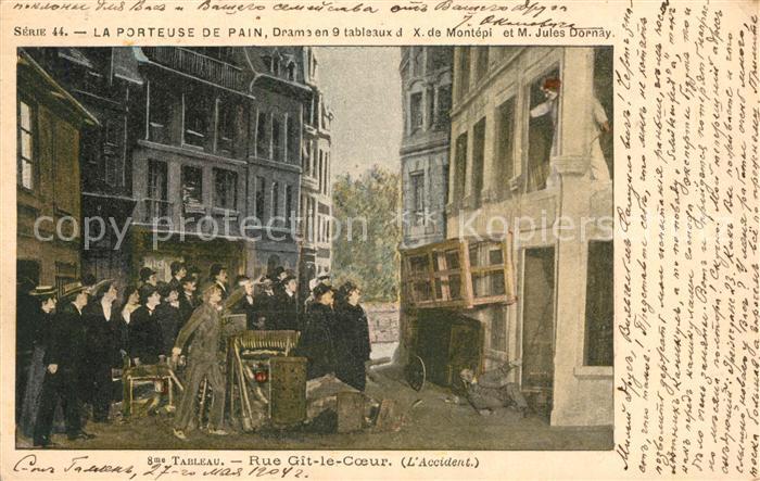 Paris Porteuse de Pain Rue Git-le-Coeur