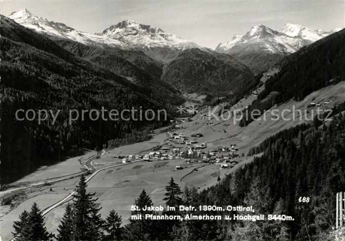 St Jakob Defereggen Pfannhorn Almerhorn Hochgall