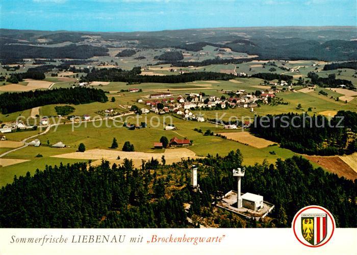 Liebenau Oberoesterreich Fliegeraufnahme Brockenbergwarte
