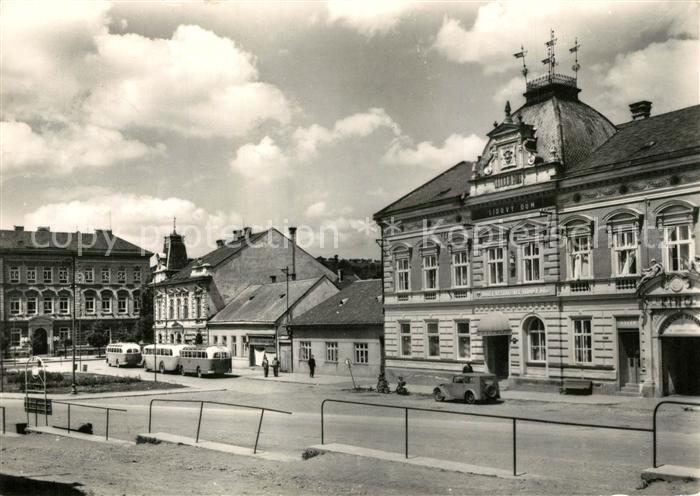 Vizovice Namesti Rude armady dominuje Lidovy