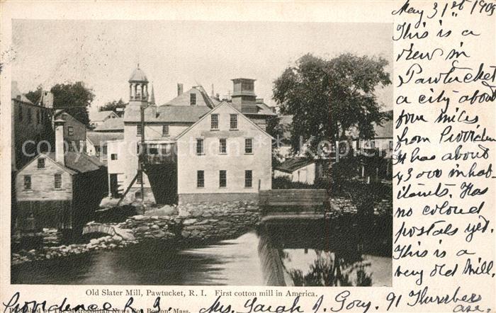Pawtucket Old Slater Mill