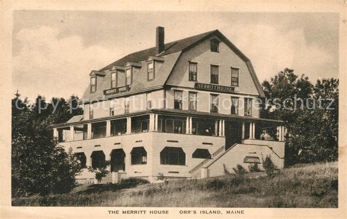 Orrs Island The Merritt House