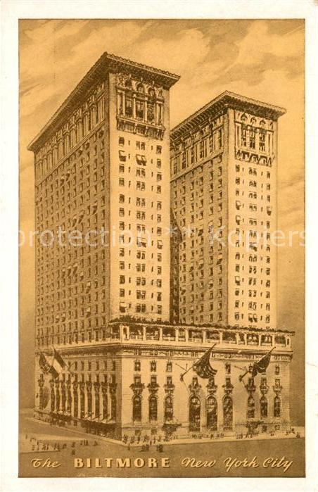 New York City The Biltmore Hotel