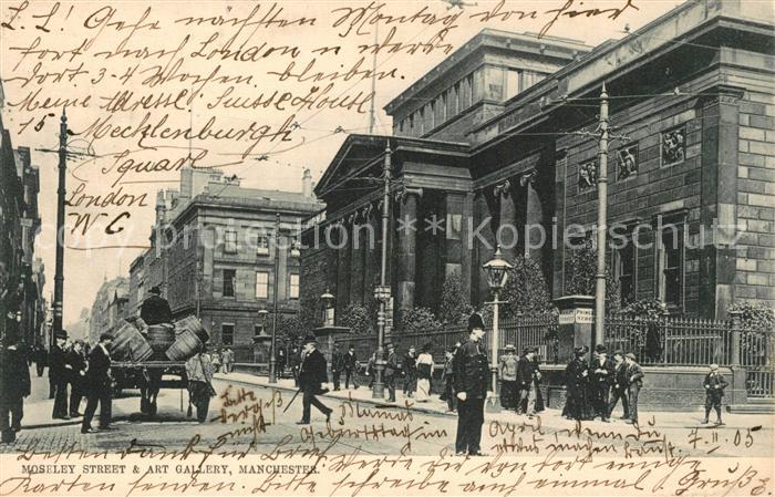 Manchester GB Mosely Street and Art Gallery