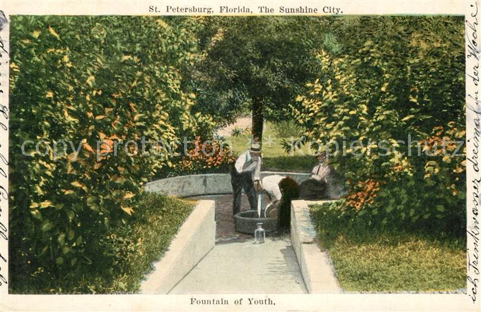 St Petersburg Florida The Sunshine City Fountain of Youth