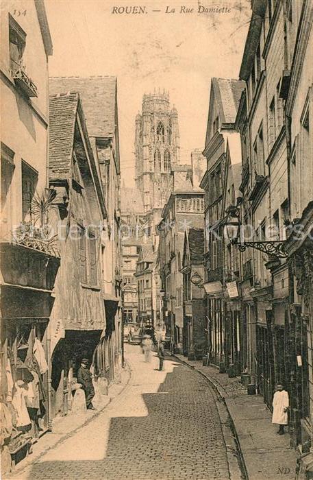 Rouen La Rue Damiette