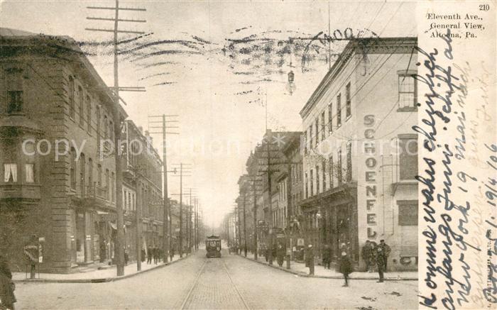 Altoona Pennsylvania Eleventh Avenue General view