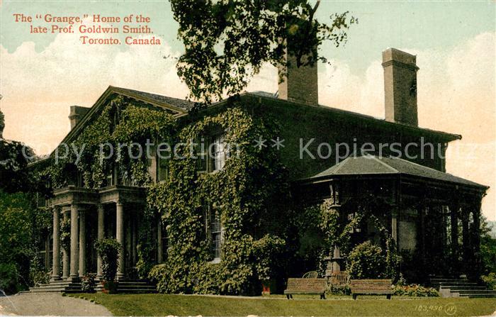 Toronto Canada The Grange Home of the late Prof Goldwin Smith