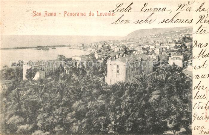 San Remo Panorama da Levante