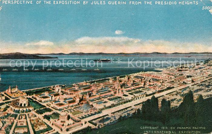 Panama Perspective of the Exposition from the Presidio Heights