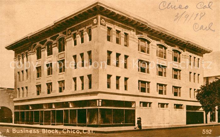 Chico California A Business Block