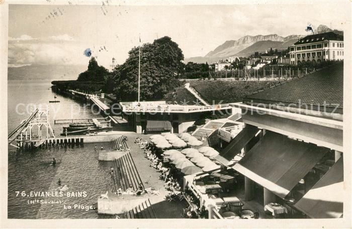 Evian-les-Bains Haute Savoie La Plage