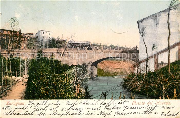 Zaragoza Saragossa Espana Puente del Huerva