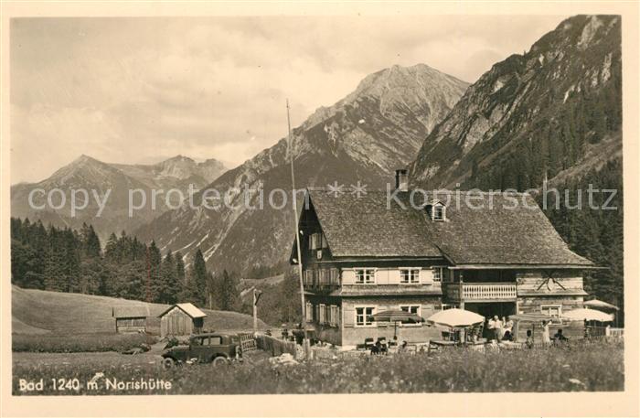 Baad Mittelberg Kleinwalsertal Norishütte