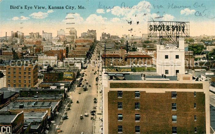 Kansas City Missouri Fliegeraufnahme