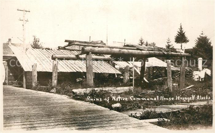 Wrangell Alaska Ruins of Native Communal House