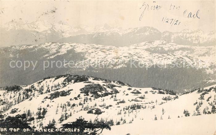 Wrangell Alaska On Top of Prince of Wales