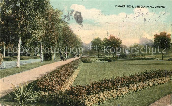 Chicago Illinois Flower Beds Lincoln Park