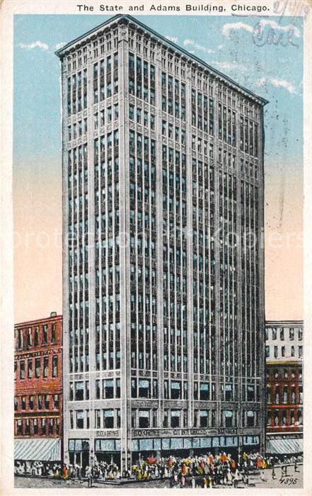 Chicago Illinois The State and Adams Building