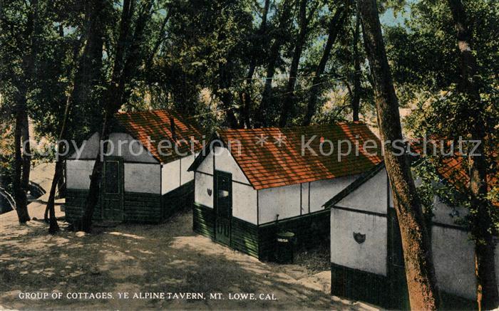 Mount Lowe California Groupof Cottages Ye Alpine Tavern