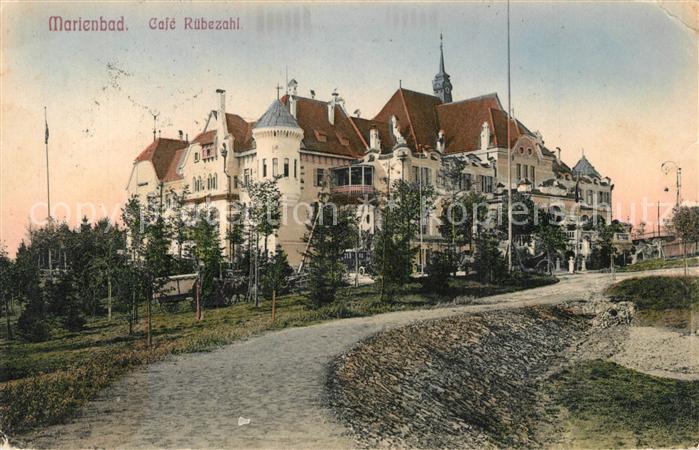 Marienbad Tschechien Boehmen Cafe Ruebezahl