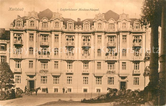Karlsbad Eger Logierhaeuser Moskau Neapel