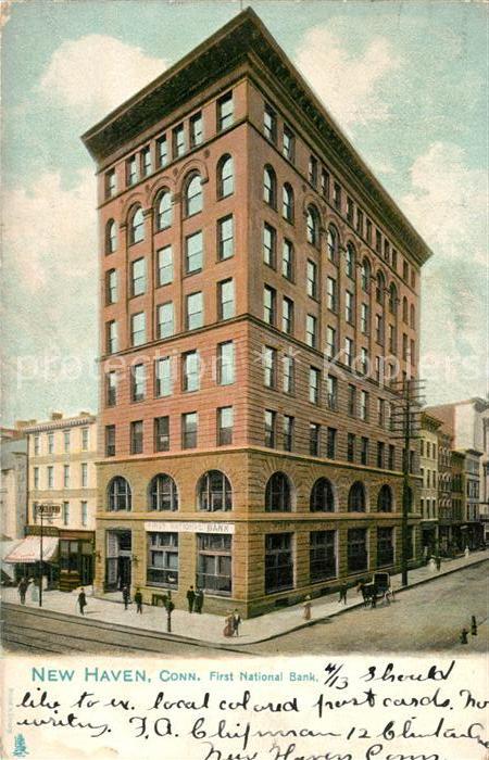 New Haven Connecticut First National Bank