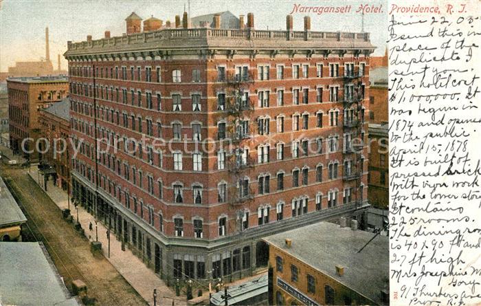 Providence Rhode Island Narrangansett Hotel