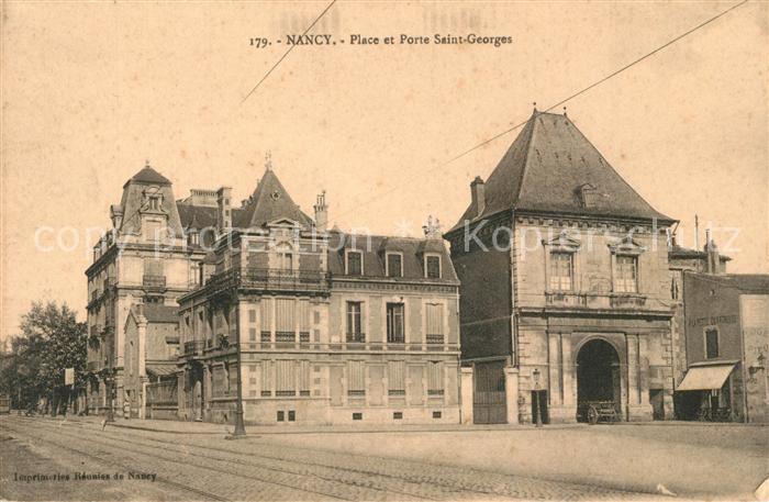 Nancy Lothringen Place et Porte Saint Georges