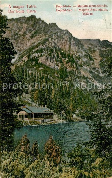 Magas Tatra Proprad See Majlath Schutzhaus