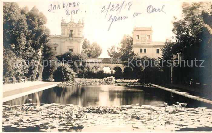 San Diego California Schloss Teich