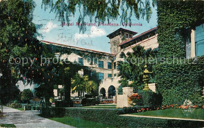 Pasadena California Hotel Maryland