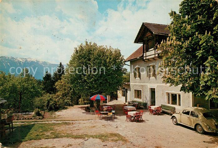 Millstatt Millstaettersee Schluchtwirtshaus mit Goldeck