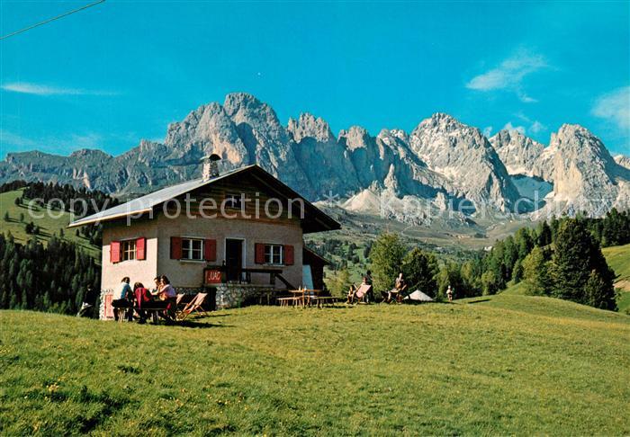 Schuatschhuette mit Geislergruppe