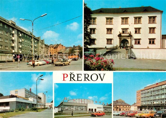 Prerov Zerotinovo namesti Zamek OV KSC Kino Hvezda Namesti Prerovskeho povstani