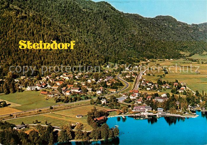 Steindorf Ossiacher See Fliegeraufnahme