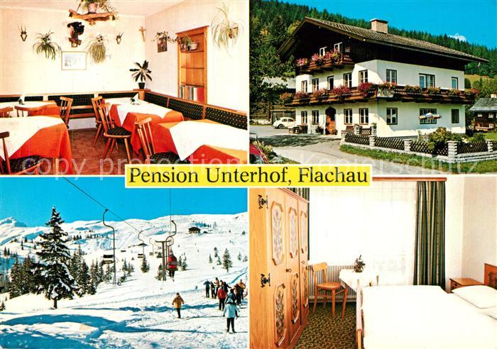 Flachau Pension Unterhof Gaststube Zimmer Sessellift