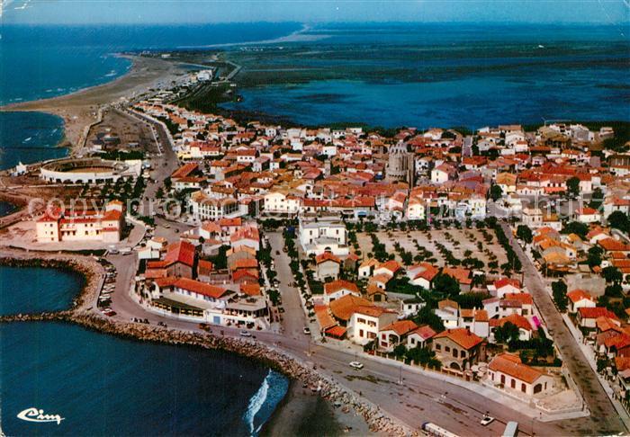 Les Saintes-Maries-de-la-Mer Vue aerienne