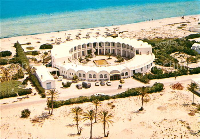 Jerba Hotel Strandt Fliegeraufnahme