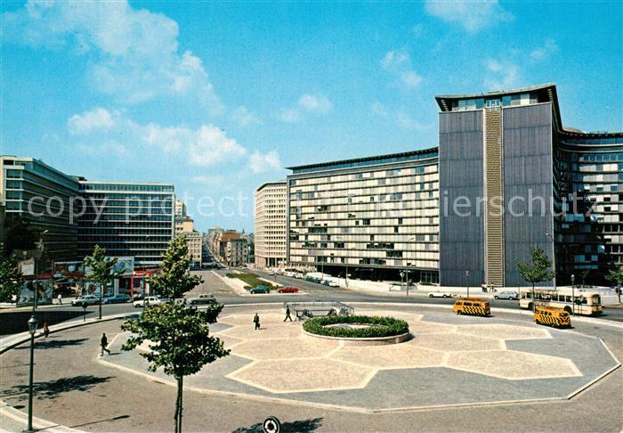 Bruessel Bruxelles Schumann Platz Bueros der Europaeischen Gemeinschaft