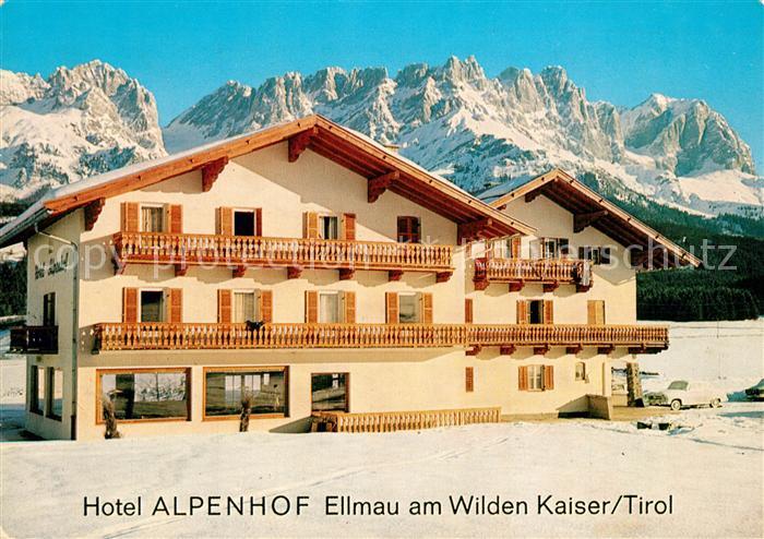 Ellmau Tirol Hotel Alpenhof mit Wildem Kaiser