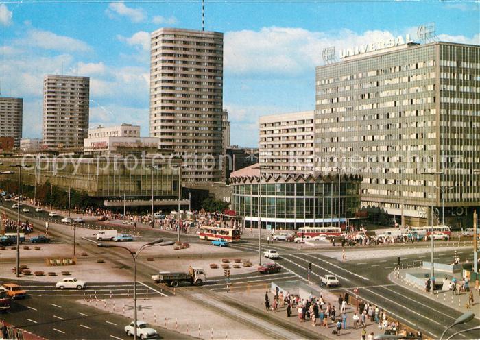 Warszawa Skrzyzowanie ulicy Marszalkowskiej z Alejami Jerozolimskimi