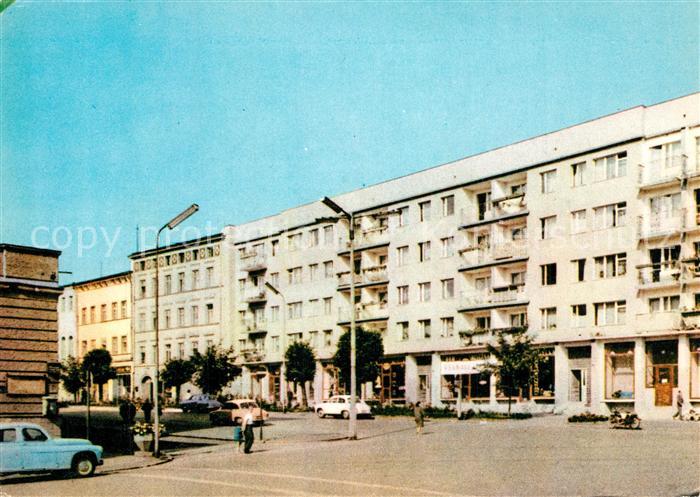 Strzegom Fragment placu Przyjazni Polsko Radziec